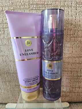 Bath & Body Works Love Unleashed Fragrance Mist & Body Cream Set | New